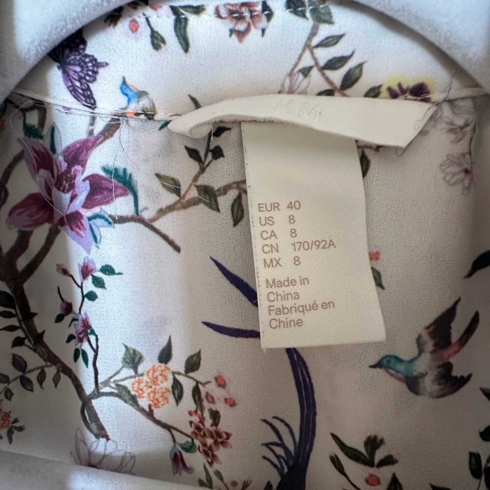 H&M White Spring Blouse - Picture 3 of 3